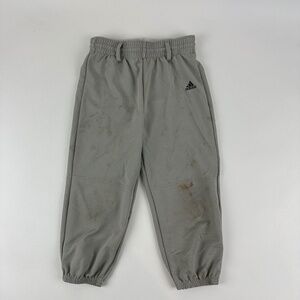 Adidas Athletic Baseball Uniform Pants Boys Small Gray